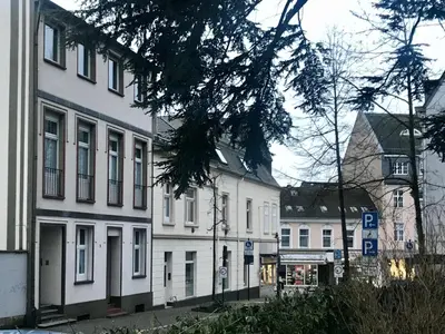 Das Gebäude in dem sich die Ferienwohnung befindet