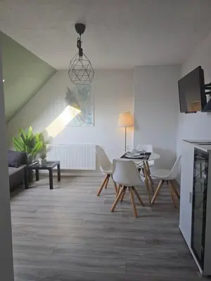 Küche/Küchenzeile in der Unterkunft Flora Modern Living Apartment