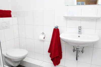 Ein Badezimmer in der Unterkunft Hotel Fürstenberg