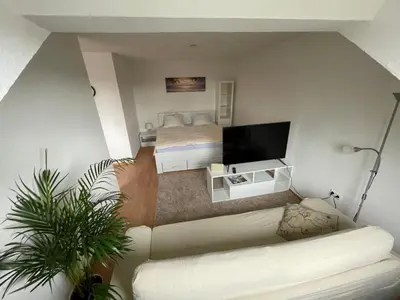 TV/Unterhaltungsangebot in der Unterkunft 1,5 Zimmer Apartment, 38,5 qm, Multimedia TV, Uni, HBF