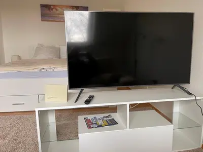 TV/Unterhaltungsangebot in der Unterkunft 1,5 Zimmer Apartment, 38,5 qm, Multimedia TV, Uni, HBF