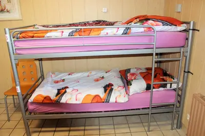Ein Bett oder Betten in einem Zimmer der Unterkunft Monteur Apartment Victoria
