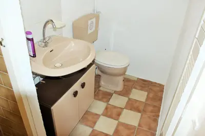 Ein Badezimmer in der Unterkunft Monteur Apartment Victoria