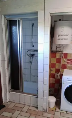 Ein Badezimmer in der Unterkunft Monteur Apartment Victoria