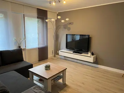 TV/Unterhaltungsangebot in der Unterkunft Ferienwohnung Poppelreiter