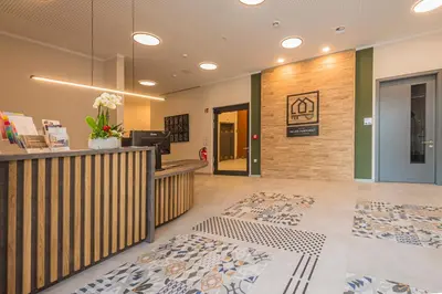 Lobby/Rezeption in der Unterkunft Hotel Neues Pastorat