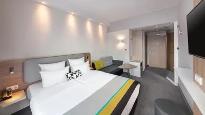 TV/Unterhaltungsangebot in der Unterkunft Holiday Inn Express Düsseldorf - Hauptbahnhof by IHG