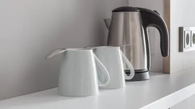 Kaffee-/Teezubehör in der Unterkunft Holiday Inn Express Düsseldorf - Hauptbahnhof by IHG
