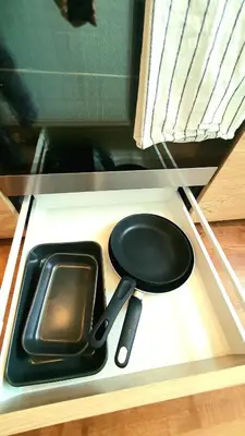Küche/Küchenzeile in der Unterkunft FRANKES CITY SLEEP Apartment, 6 Einzelbetten