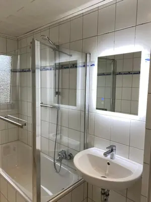 Ein Badezimmer in der Unterkunft Ferienwohnung Hagen