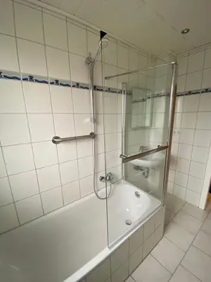 Ein Badezimmer in der Unterkunft Ferienwohnung Hagen