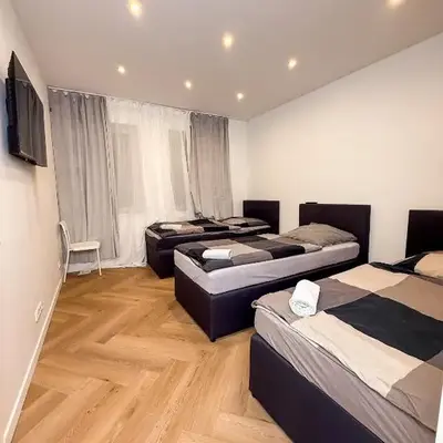 Ruhr Business Apartments Essen Apartment mit 5 Einzelbetten Privat Parkplatz