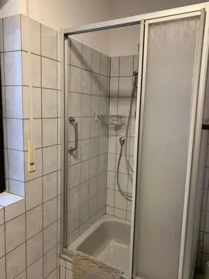 Ein Badezimmer in der Unterkunft VormHolte2