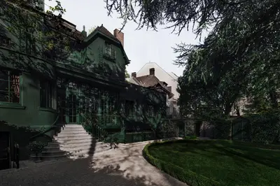 Ein Garten an der Unterkunft Hotel Villa Achenbach