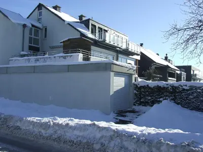 Ferienwohnung Panoramablick Ennepetal im Winter