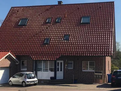 Das Gebäude in dem sich die Ferienwohnung befindet