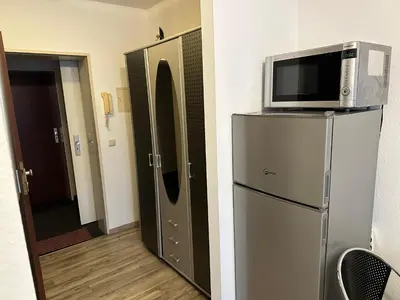 Küche/Küchenzeile in der Unterkunft Appartement House Dortmund 