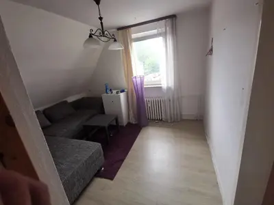 Ein Sitzbereich in der Unterkunft cooles Puppenstübchen unter dem Dach
