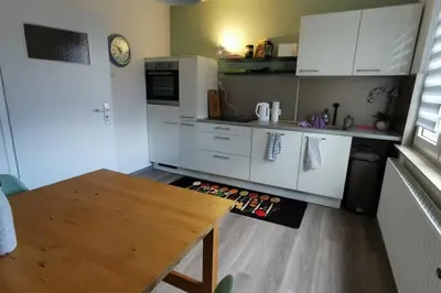 Küche/Küchenzeile in der Unterkunft Schöne Wohnung in Gelsenkirchen für Beruf und Privat