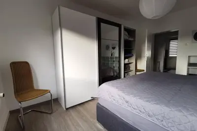 Ein Bett oder Betten in einem Zimmer der Unterkunft Schöne Wohnung in Gelsenkirchen für Beruf und Privat