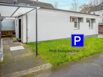 Das Gebäude in dem sich das Ferienhaus befindet