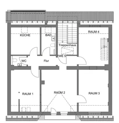 Grundriss der Unterkunft PRIME Apartments - Monteur House with 1-4 Room Apartments