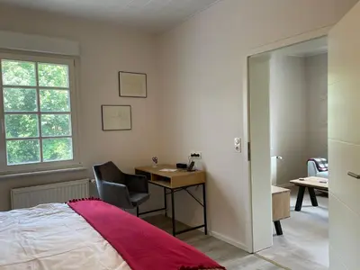 Ein Bett oder Betten in einem Zimmer der Unterkunft Ferienwohnung Annika