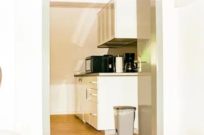 Küche/Küchenzeile in der Unterkunft Liva Apartments Herne