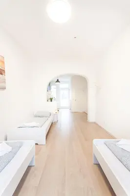 Ein Bett oder Betten in einem Zimmer der Unterkunft TM Studio