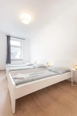 Ein Bett oder Betten in einem Zimmer der Unterkunft TM Studio