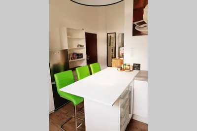 Küche/Küchenzeile in der Unterkunft Apartment in Neudorf Nahe DU Zentrum und Uni/Zoo