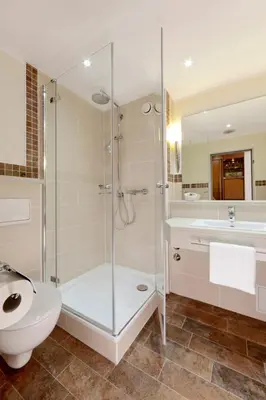 Ein Badezimmer in der Unterkunft Ringhotel Am Stadtpark