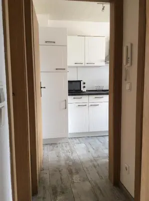 Küche/Küchenzeile in der Unterkunft Ferienwohnung A&K