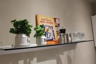 Küche/Küchenzeile in der Unterkunft Ferienwohnung Kleine Auszeit in Coesfeld