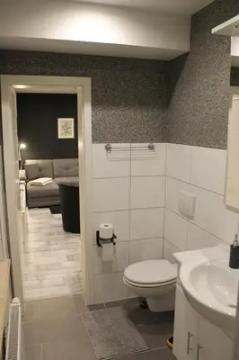 Ein Badezimmer in der Unterkunft Ferienwohnung Kleine Auszeit in Coesfeld