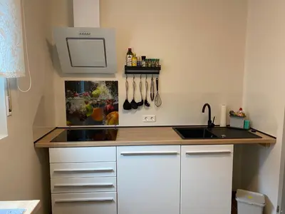 Küche/Küchenzeile in der Unterkunft Ferienwohnung Casa Kehl