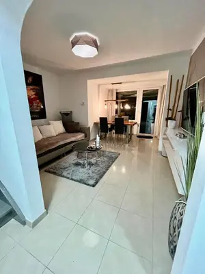 Ein Sitzbereich in der Unterkunft Casa Arturo Düsseldorf