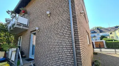 Das Gebäude in dem sich die Ferienwohnung befindet