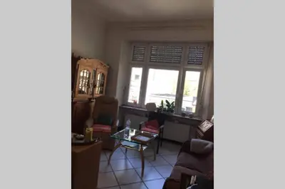 Ein Sitzbereich in der Unterkunft Villa Kunterbunt