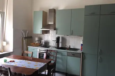 Küche/Küchenzeile in der Unterkunft Villa Kunterbunt