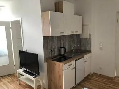 Küche/Küchenzeile in der Unterkunft Gästewohnung in Schwelm