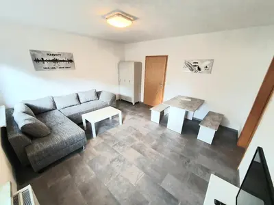 Ein Sitzbereich in der Unterkunft Lieblingsmensch Oberhausen