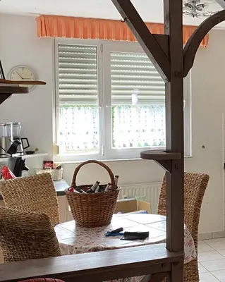 Ein Sitzbereich in der Unterkunft Apartment in Essen