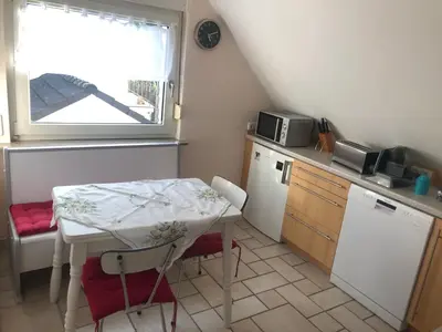 Küche/Küchenzeile in der Unterkunft Constantin