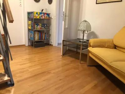 Ein Sitzbereich in der Unterkunft Constantin