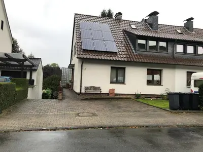 Das Gebäude in dem sich die Ferienwohnung befindet