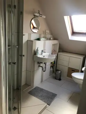 Ein Badezimmer in der Unterkunft Constantin