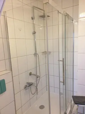 Ein Badezimmer in der Unterkunft Ferienwohnung Calabria Nr 3