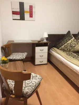 Ein Bett oder Betten in einem Zimmer der Unterkunft Abels Appartements