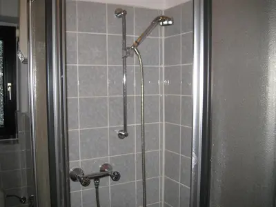 Ein Badezimmer in der Unterkunft Abels Appartements